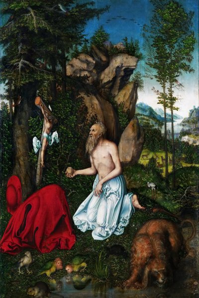 Saint Jerome by Lucas Cranach the Elder